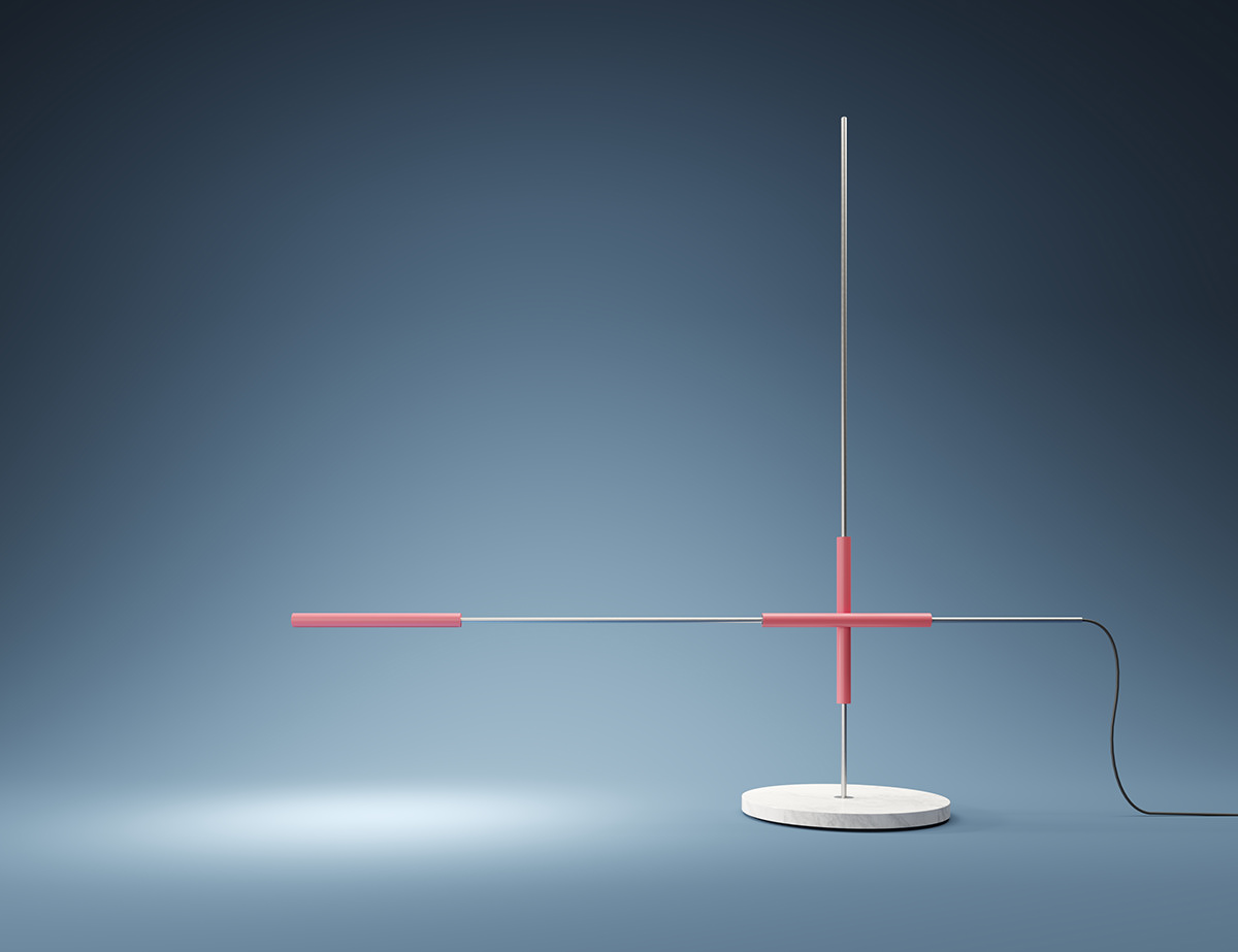 Minimalist，Desk lamp，PLUSminus lamp，