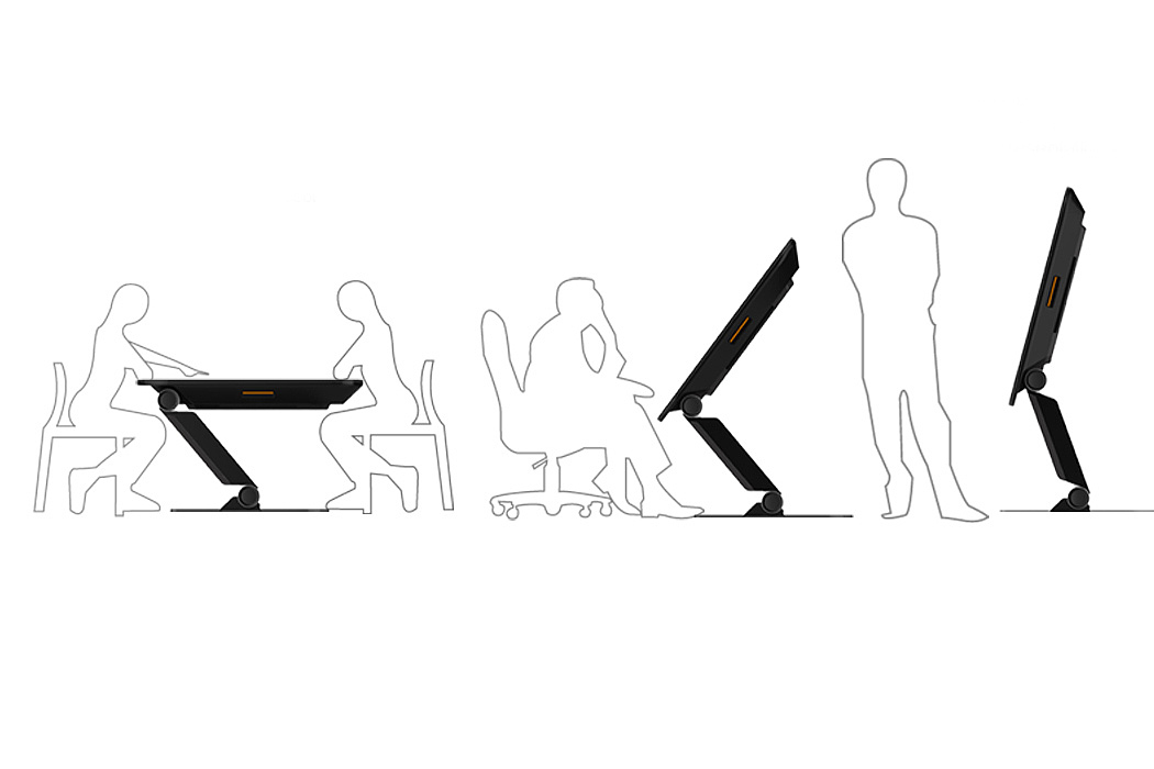 CROSS2DESIGN，computer，Flat，Table，Dongyup Lee，