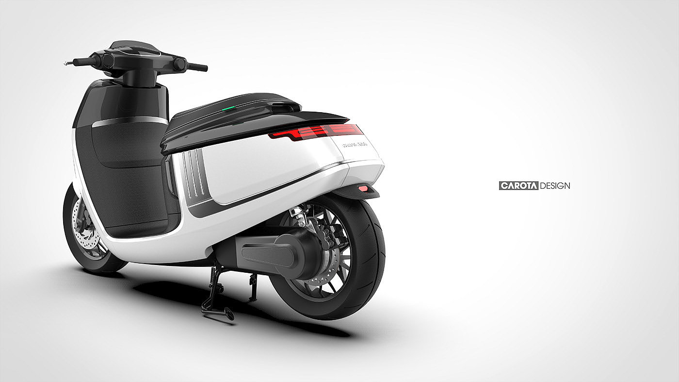 industrial design，Automatic design，Electric vehicle，CRT-Escooter，CARTON，Electric motorcycle，