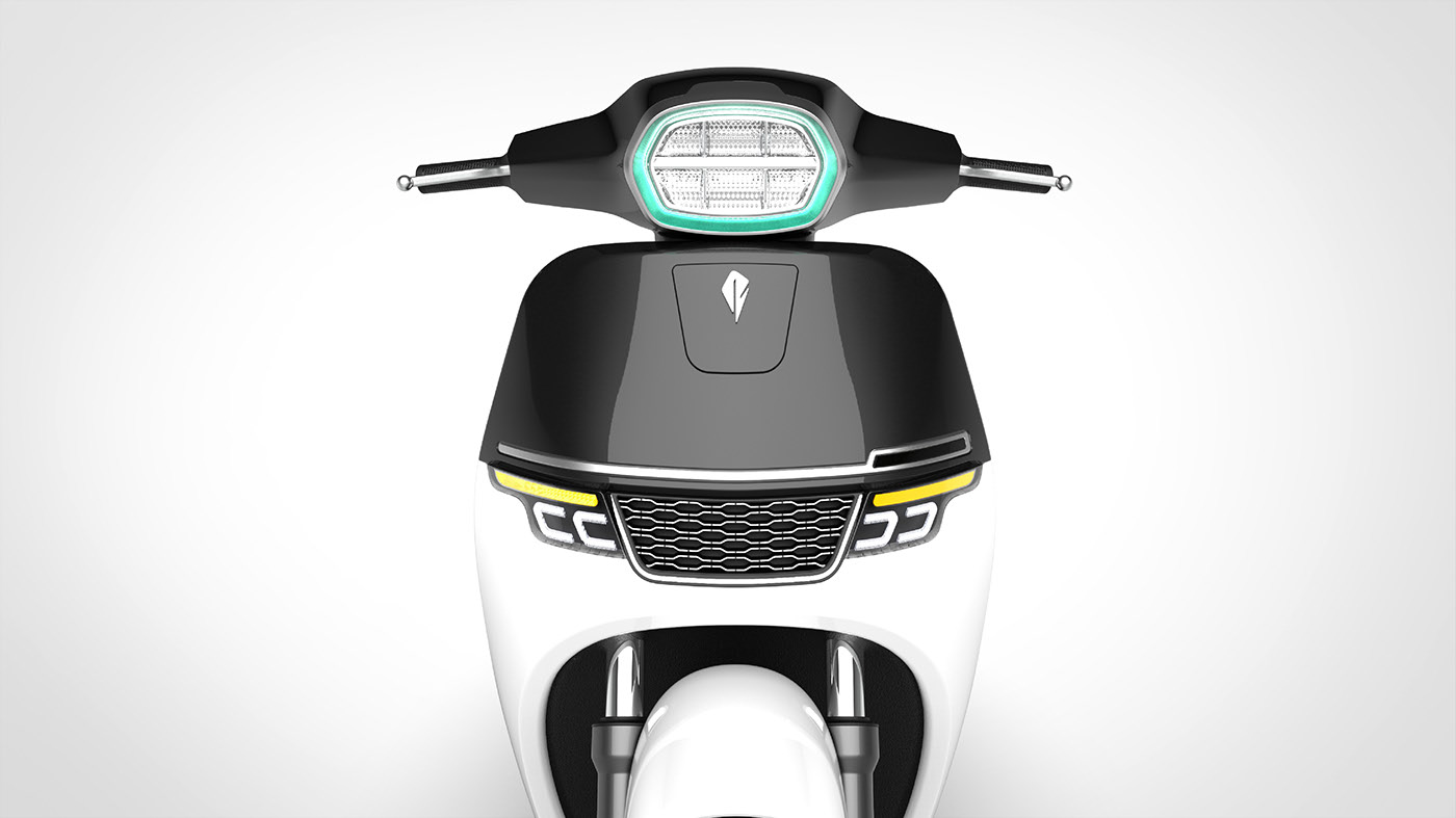 industrial design，Automatic design，Electric vehicle，CRT-Escooter，CARTON，Electric motorcycle，