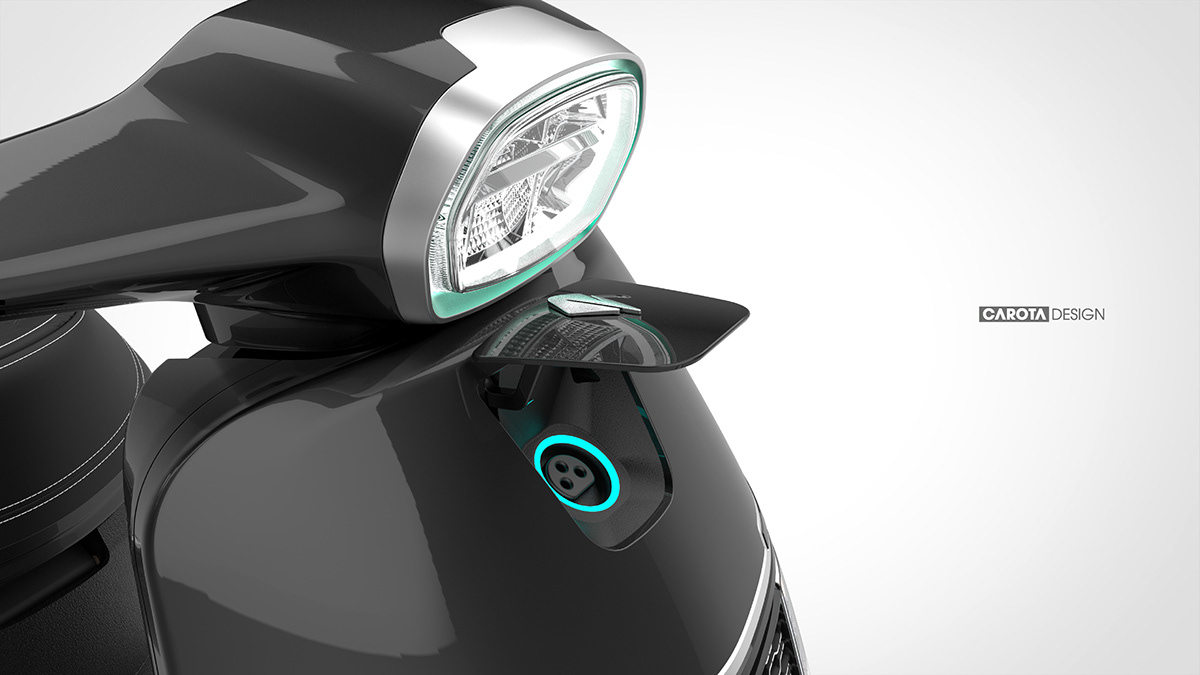 industrial design，Automatic design，Electric vehicle，CRT-Escooter，CARTON，Electric motorcycle，