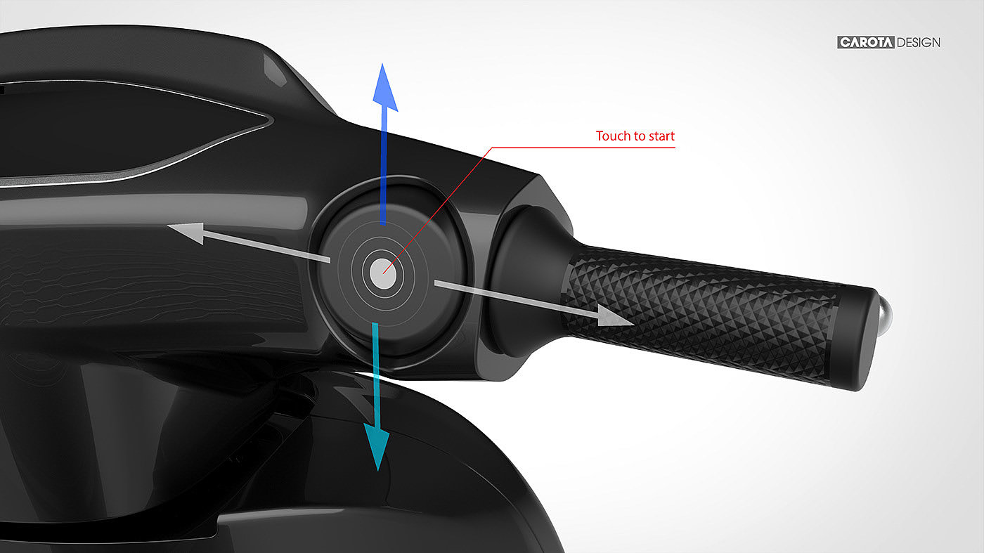 industrial design，Automatic design，Electric vehicle，CRT-Escooter，CARTON，Electric motorcycle，