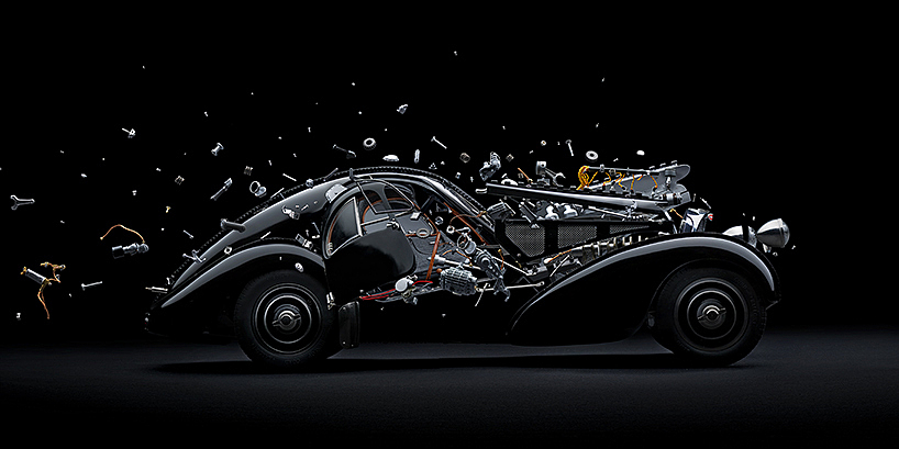 racing，vehicle，vehicle，Explosion diagram，Rendering，