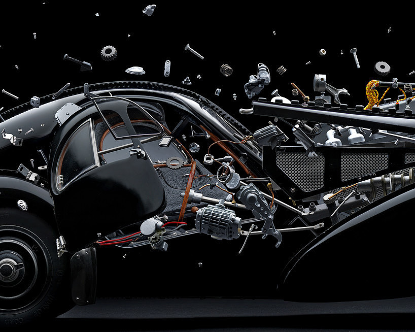 racing，vehicle，vehicle，Explosion diagram，Rendering，