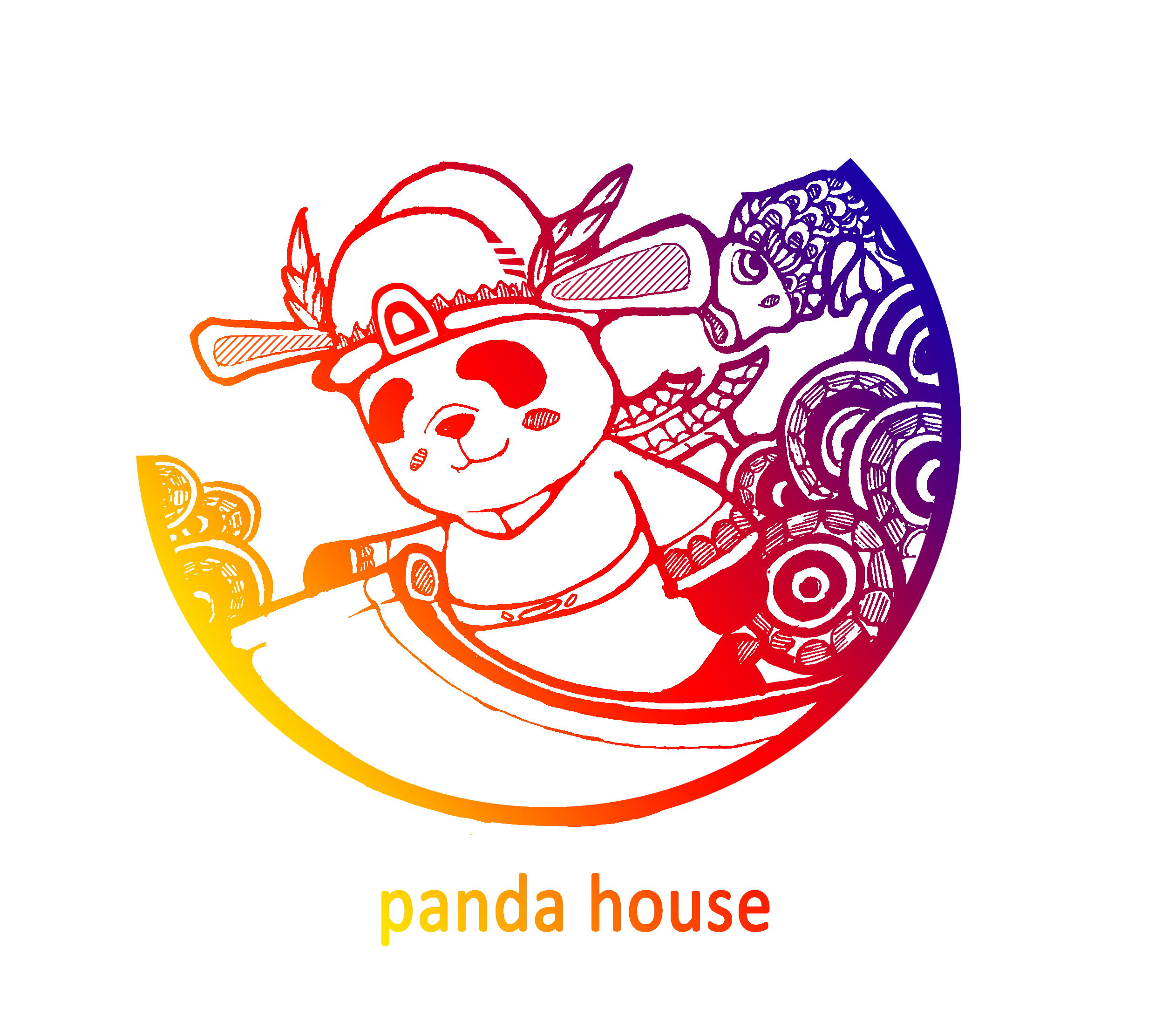 panda，Illustration，print，Cultural creation，