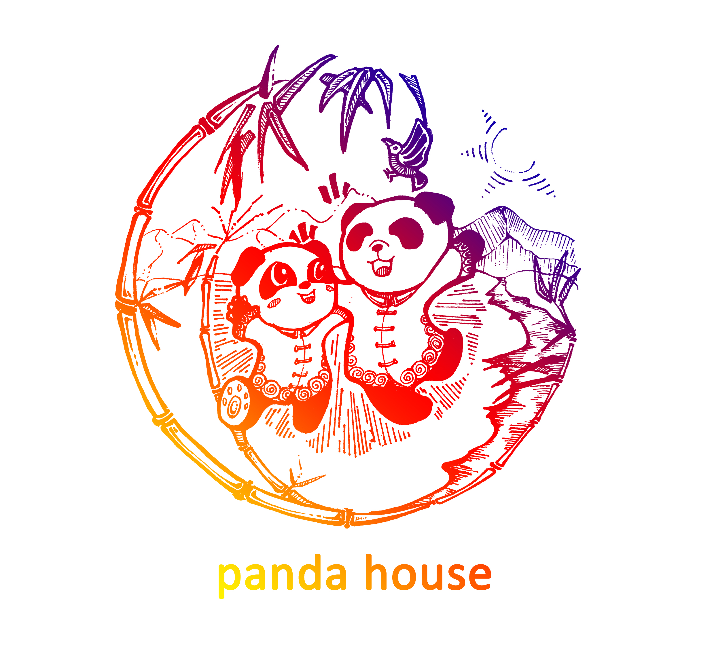 panda，Illustration，print，Cultural creation，