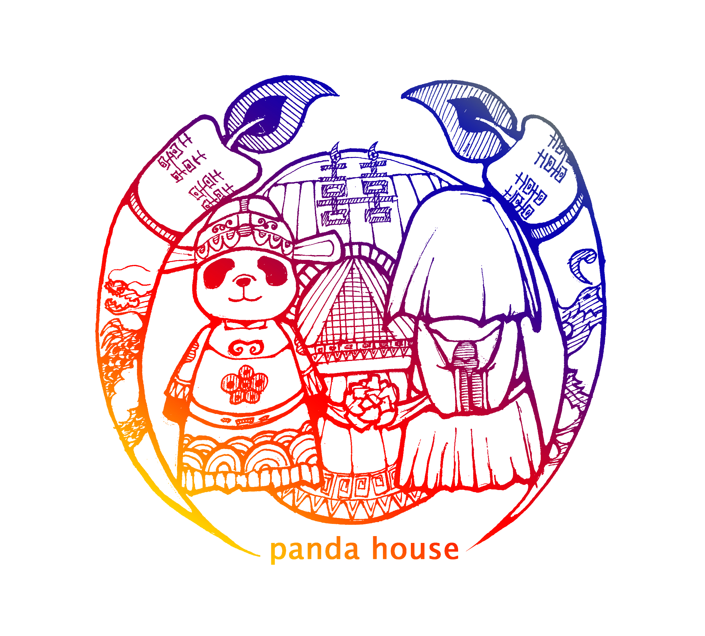 panda，Illustration，print，Cultural creation，