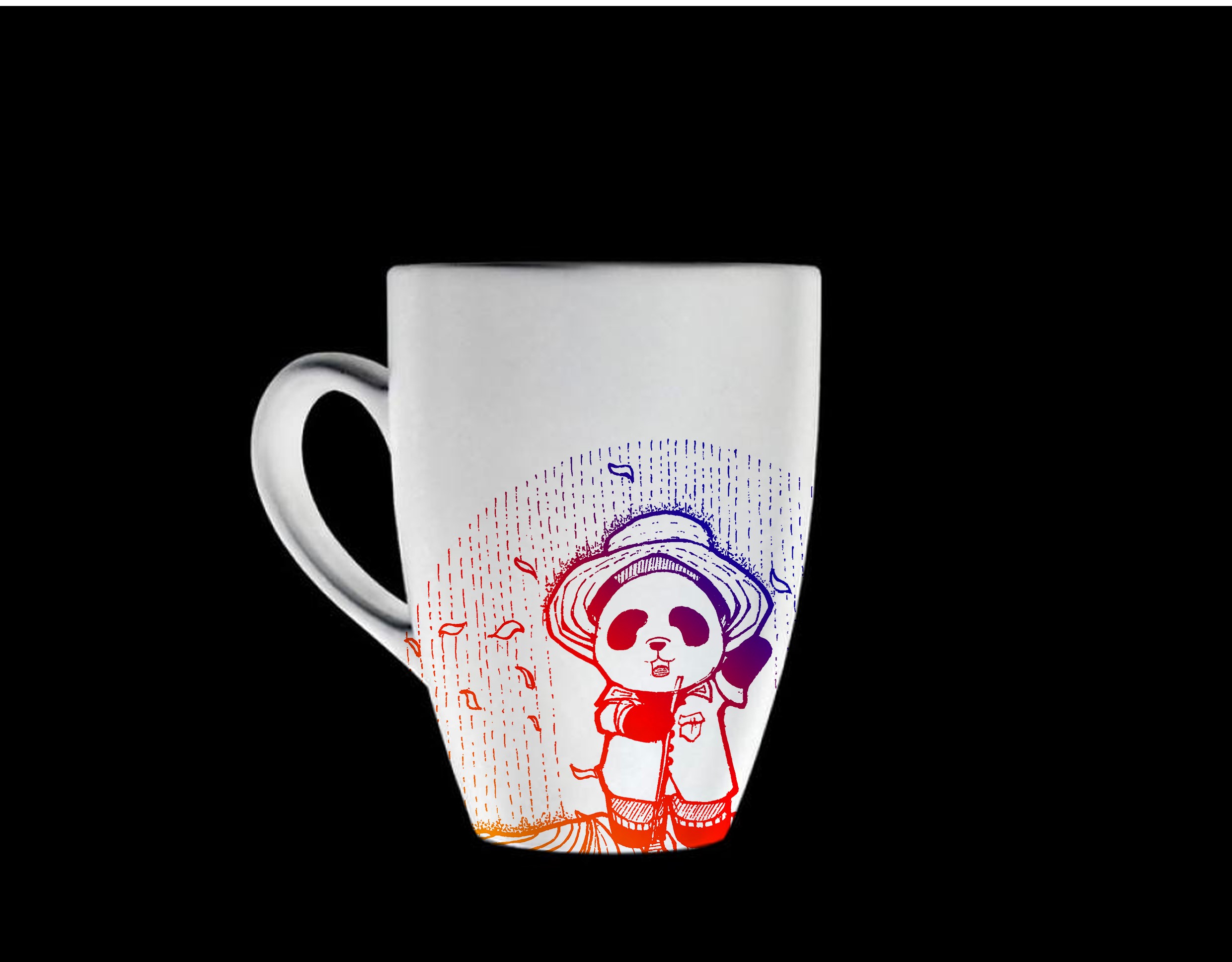 panda，Illustration，print，Cultural creation，
