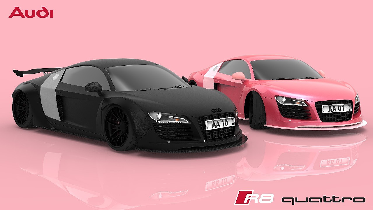 Modified vehicle，audi，R8，