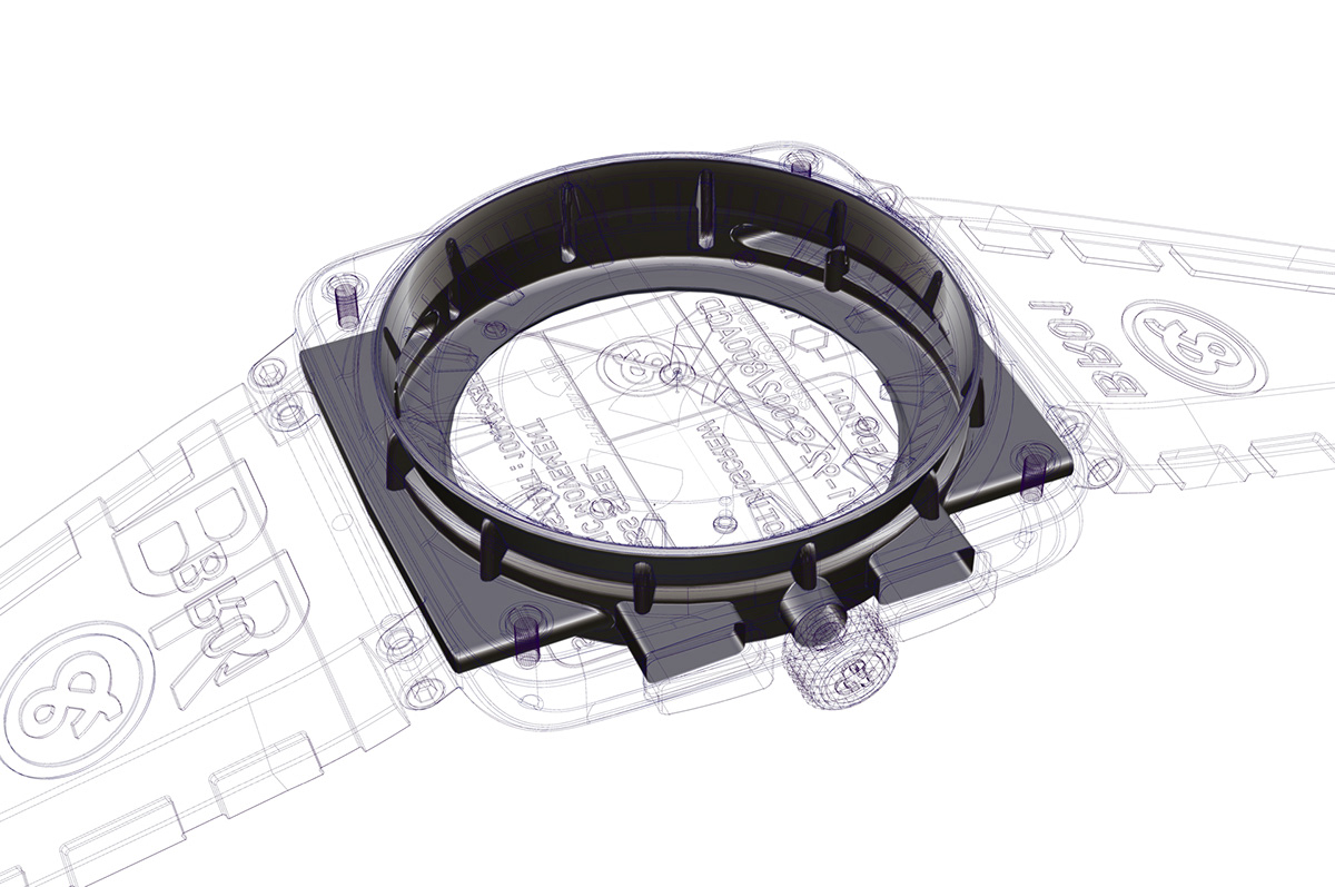 bell&ross，Wrist watch，black，