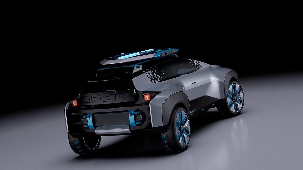 silver，Automobile design，Dacia Duster，