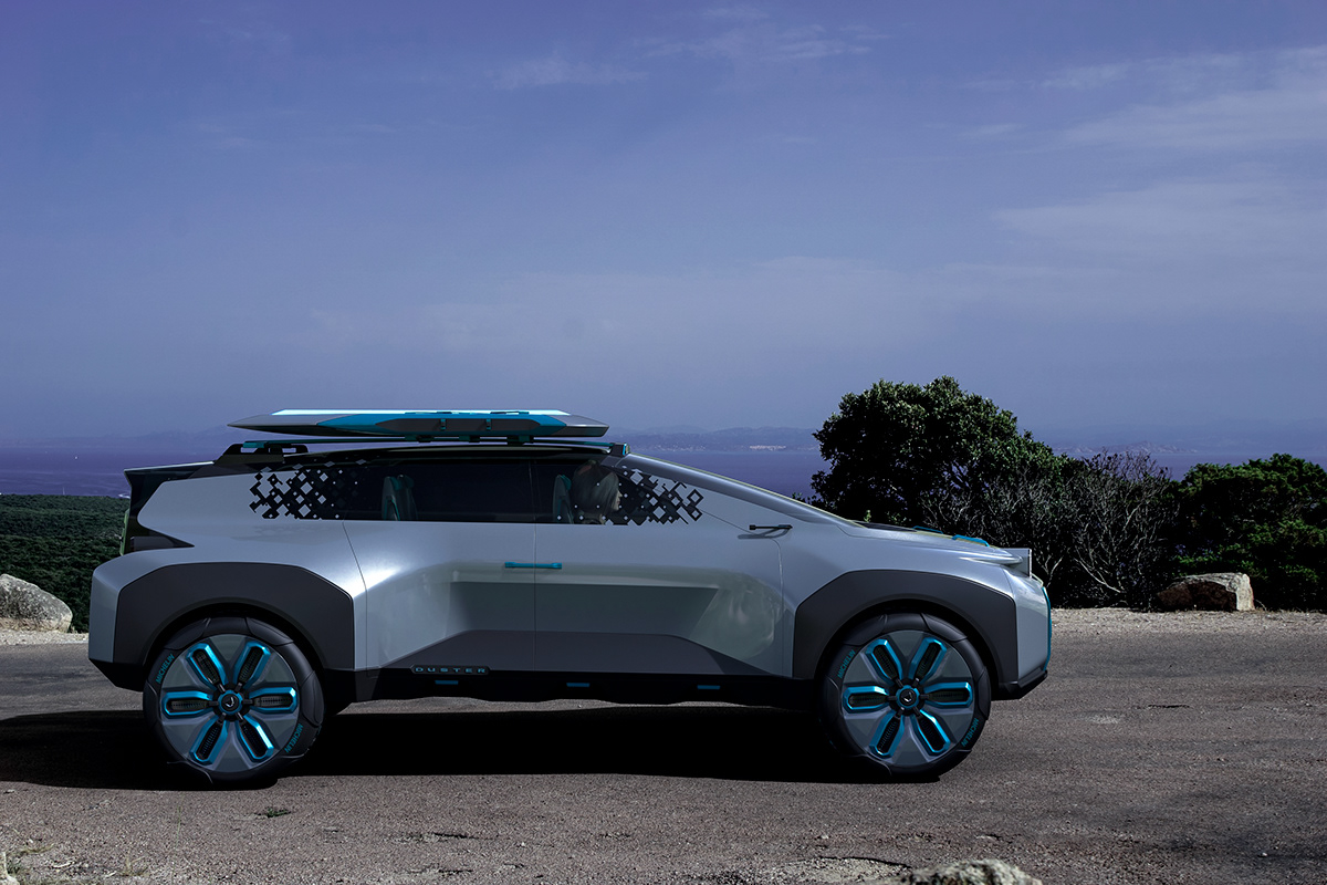 silver，Automobile design，Dacia Duster，