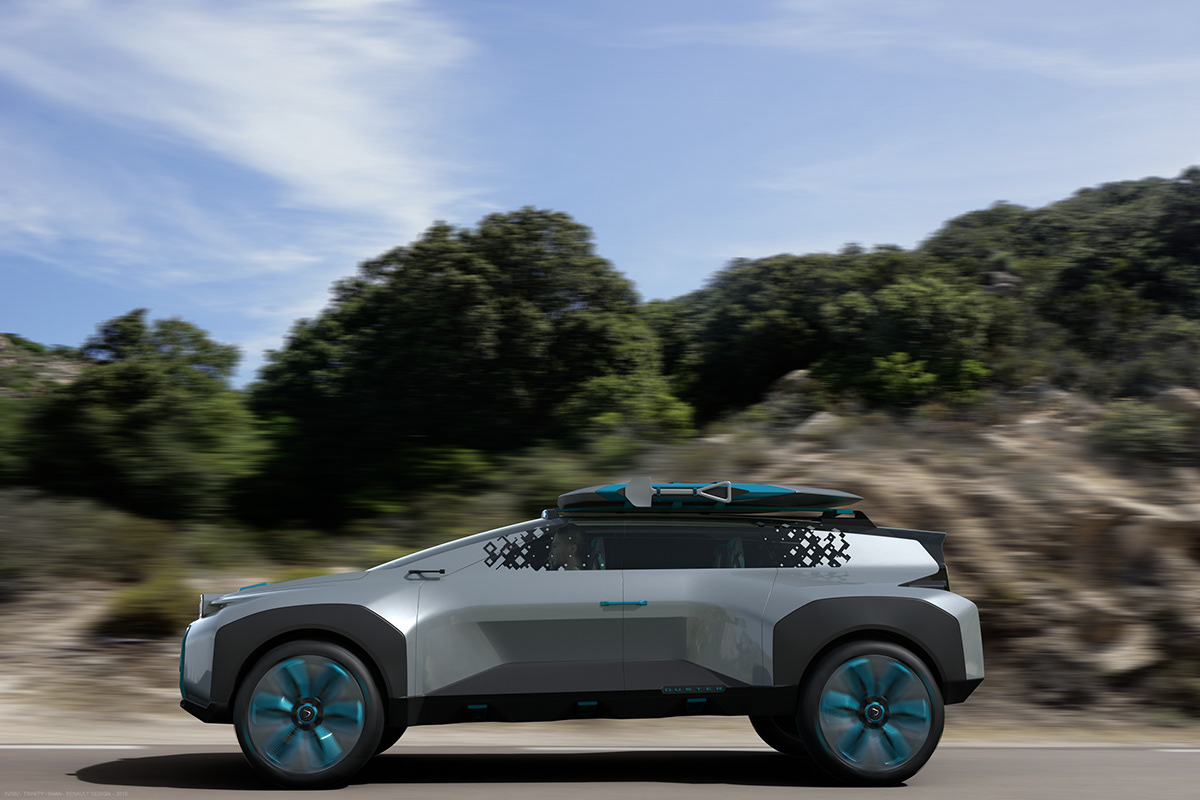 silver，Automobile design，Dacia Duster，