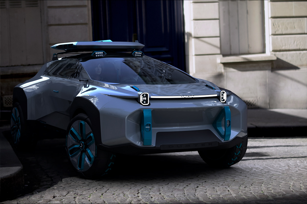 silver，Automobile design，Dacia Duster，