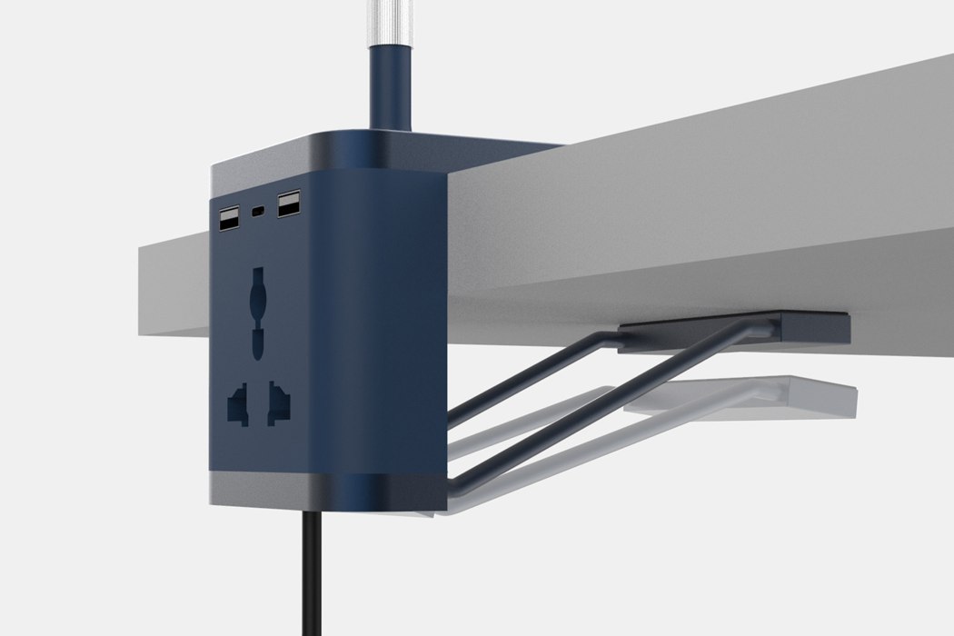 blue，Multifunctional desk lamp，NIOXSMN，