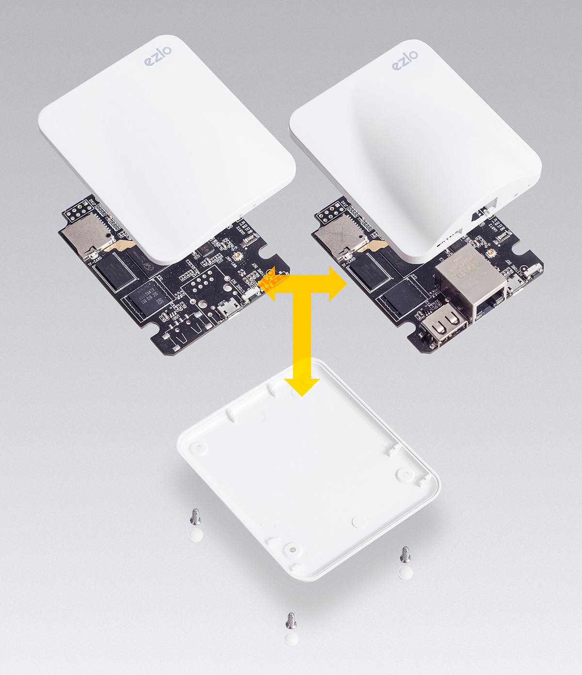 Smart Gateway，Intelligent network interface，white，