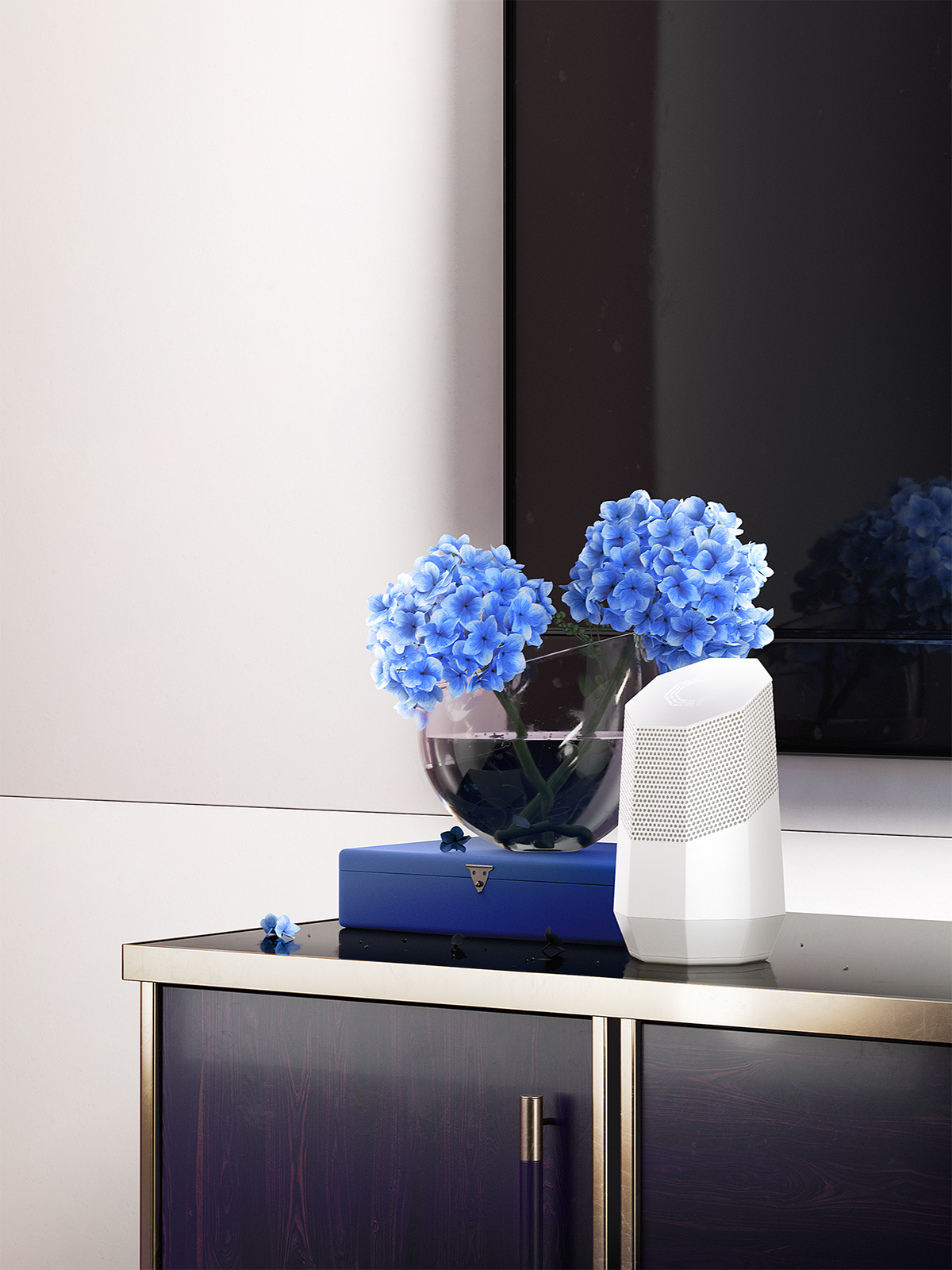 Genki，Intelligent sound，white，