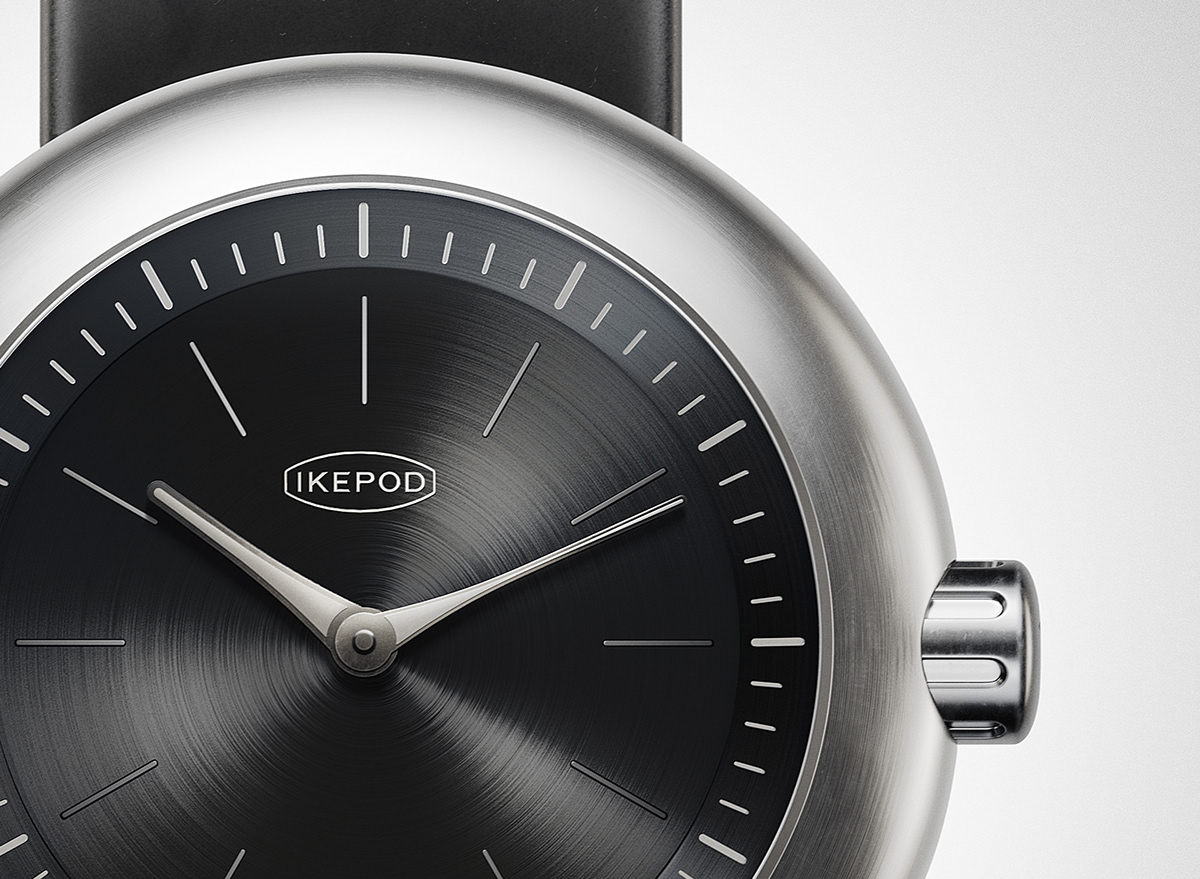 ikepod，Wrist watch，black，