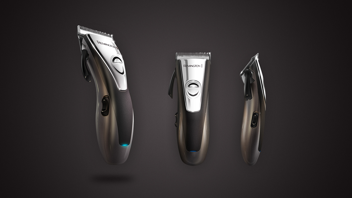 household electrical appliances，man，Electric razor，Remington，Hand drawn，Render，product design，Sentimental design，