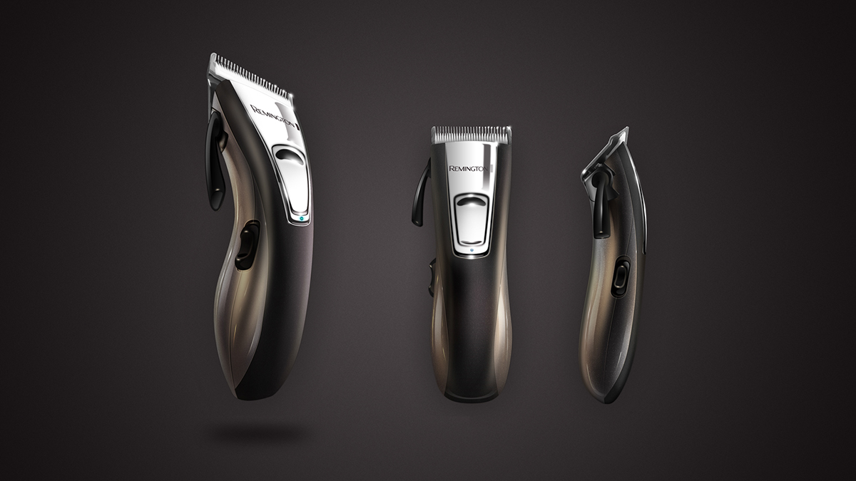 household electrical appliances，man，Electric razor，Remington，Hand drawn，Render，product design，Sentimental design，