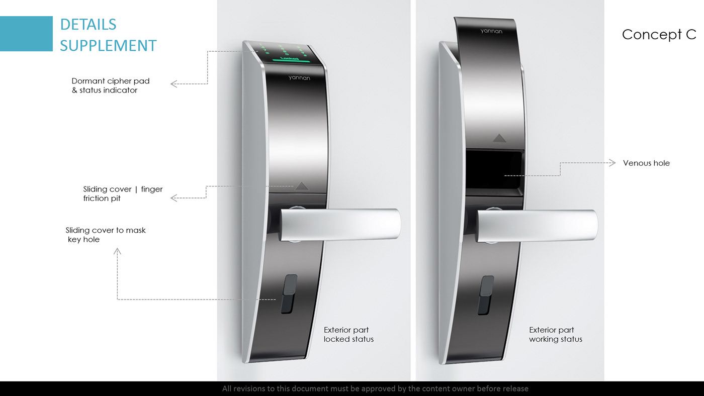 Digital intelligence，Intelligent door lock，Vein intelligent lock，Door lock，Hand drawn，product design，Concept guidance，