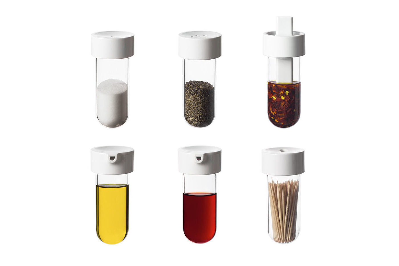 test tube，Seasoning bottle，Seasoning jar，Small products，kitchen，Kitchenware，woodiness，bamboo，