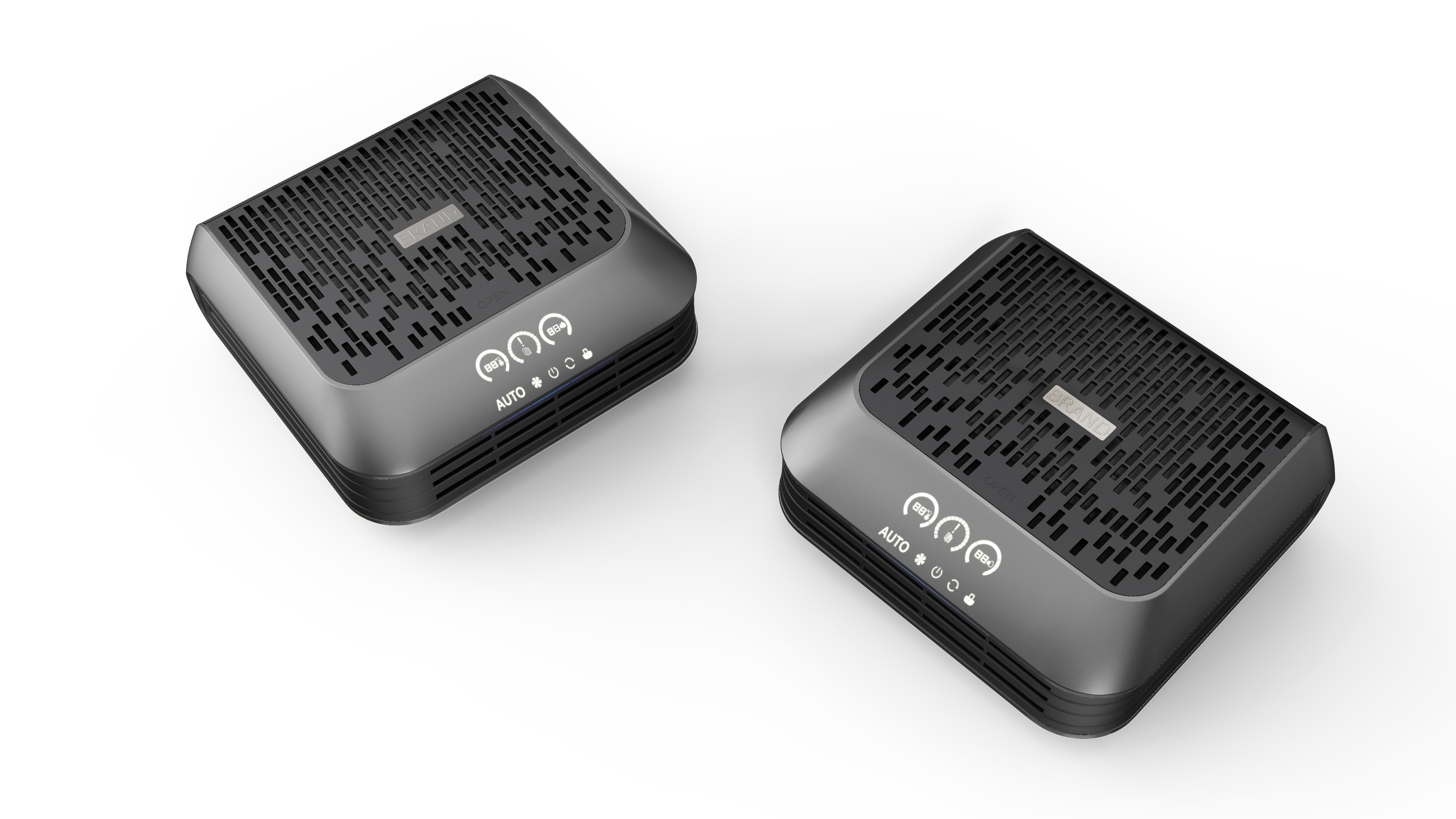 The design language of "U" surround is used，