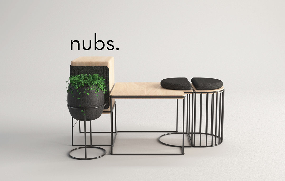 Nubs，furniture，Metal，