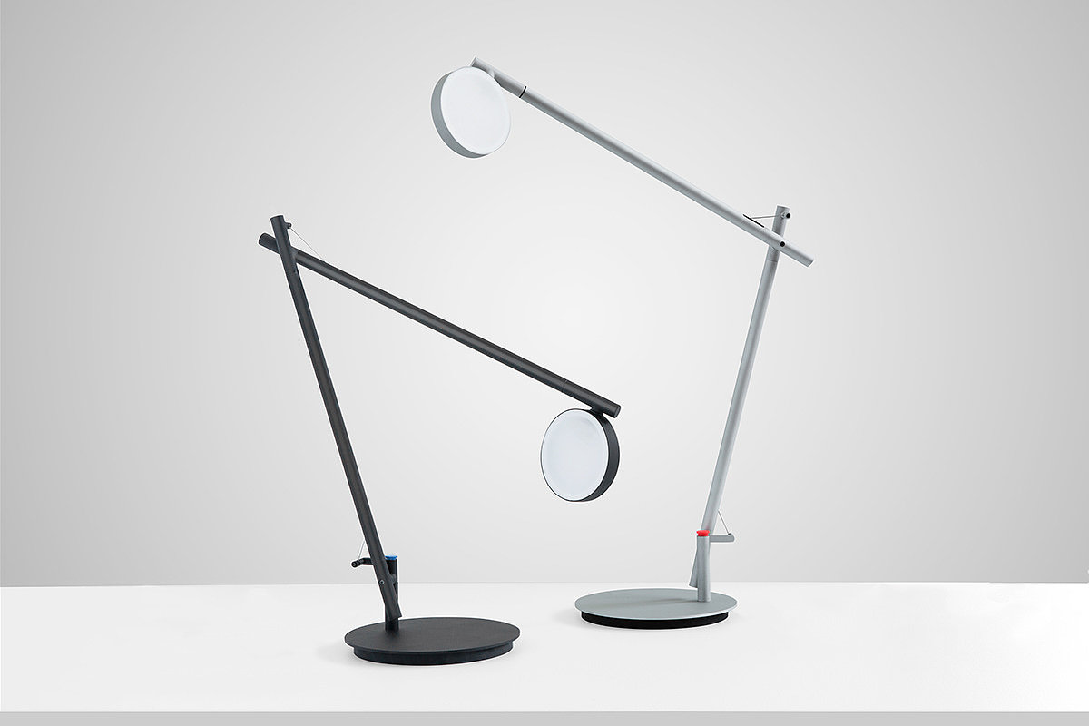 STASIS LAMP，灯具设计，灰色，