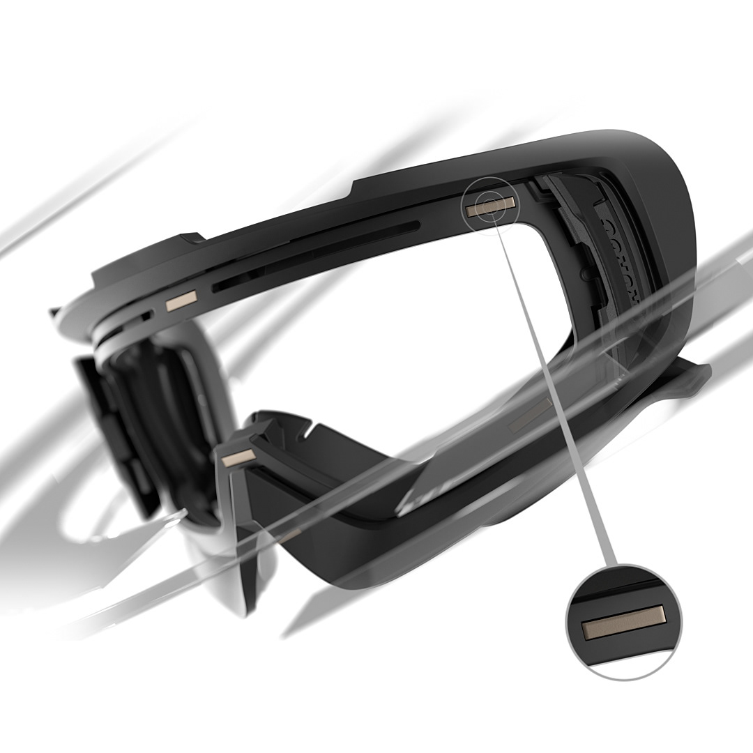 Ruroc，Helmet design，black，