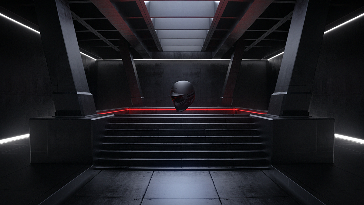 Ruroc，Helmet design，black，