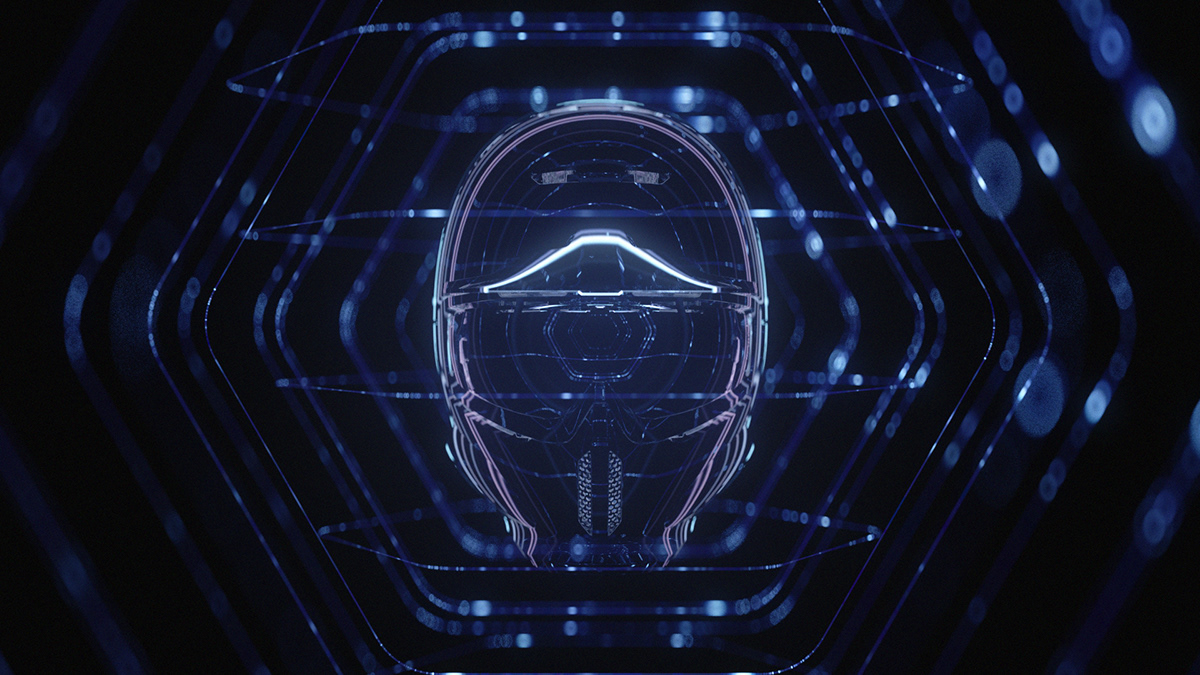 Ruroc，Helmet design，black，