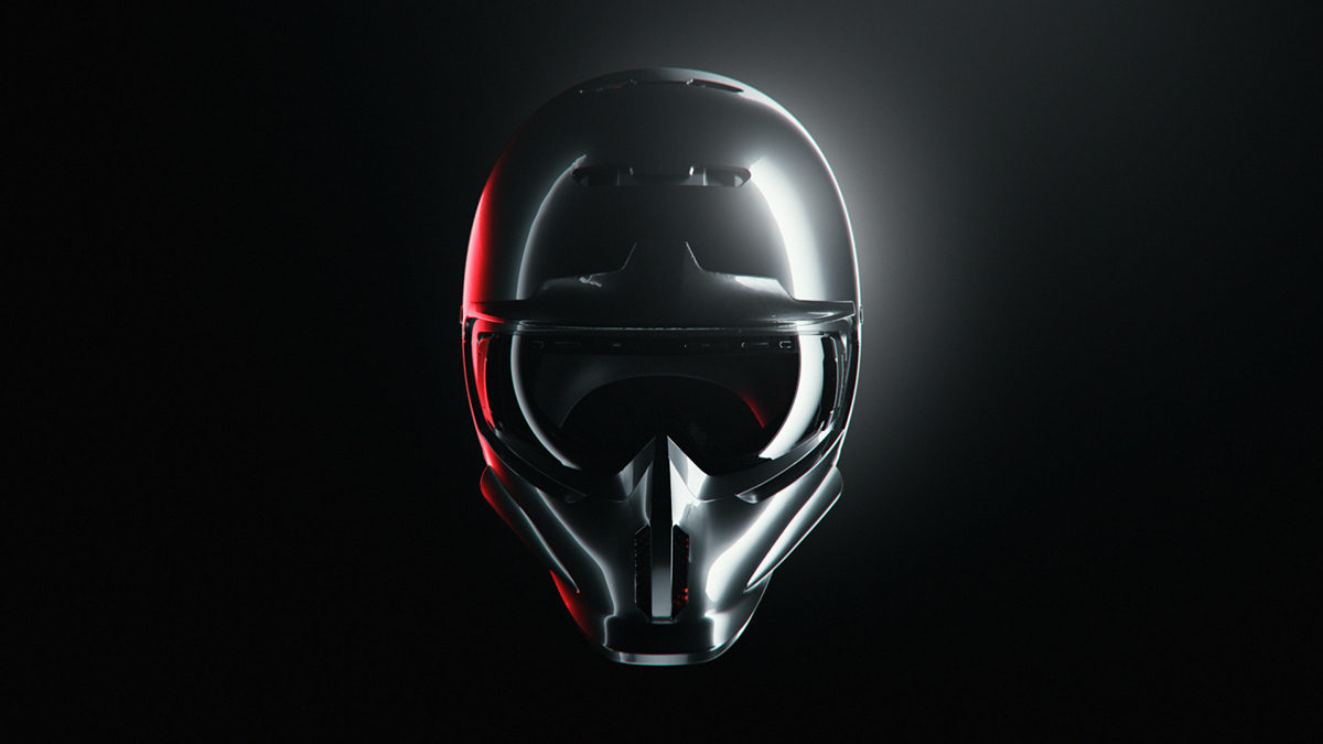 Ruroc，Helmet design，black，