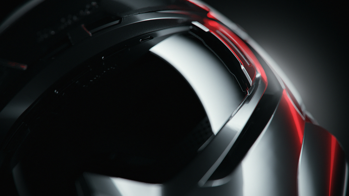 Ruroc，Helmet design，black，