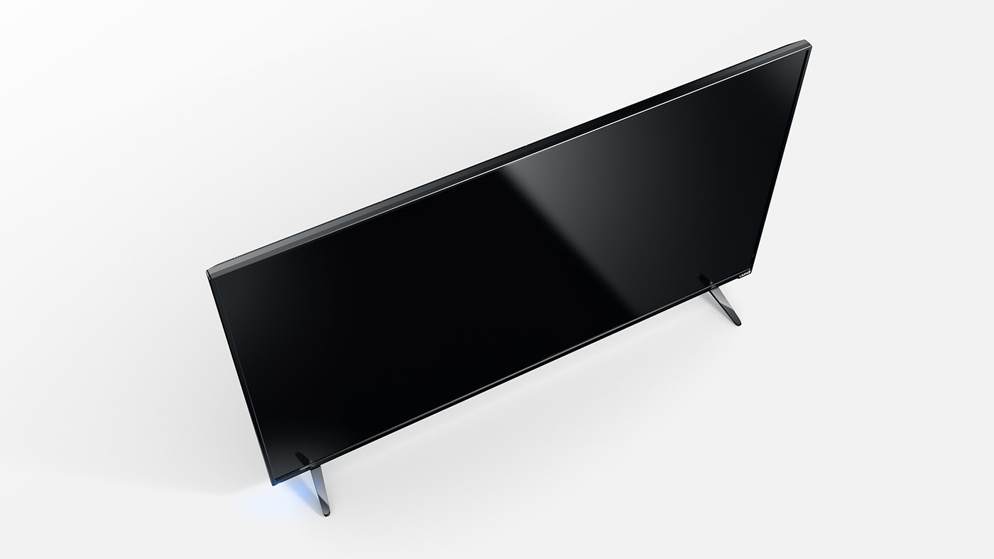 household electrical appliances，industrial design，television，Television，Foot，black，