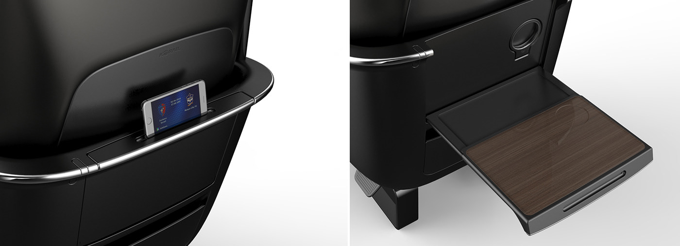 business class，KTX，Citrus design，chair，black，