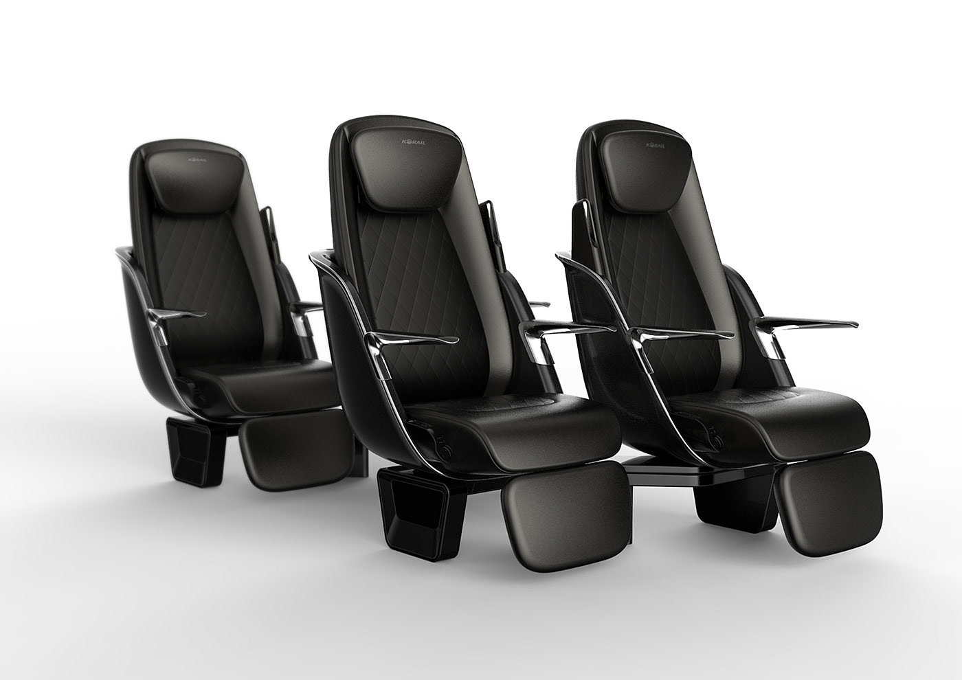 商务舱，KTX，Citrus design，座椅，黑色，