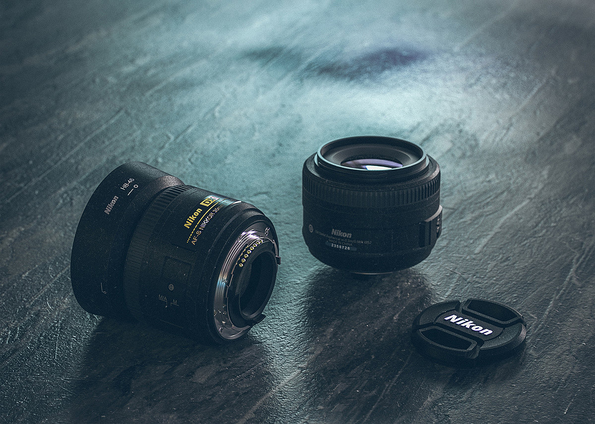 black，Camera lens，Nikon，