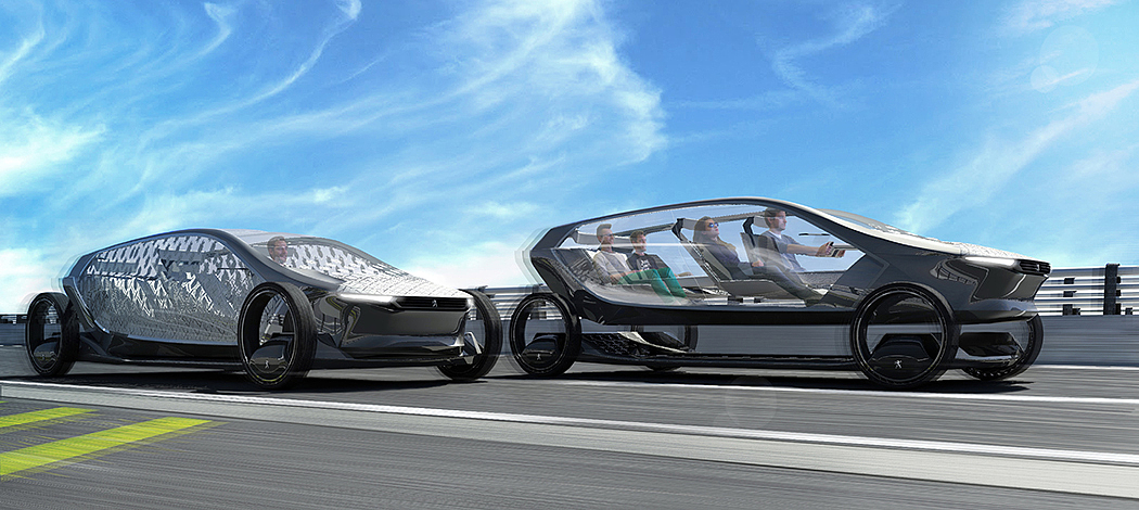透明，未来，概念，UVA，汽车，