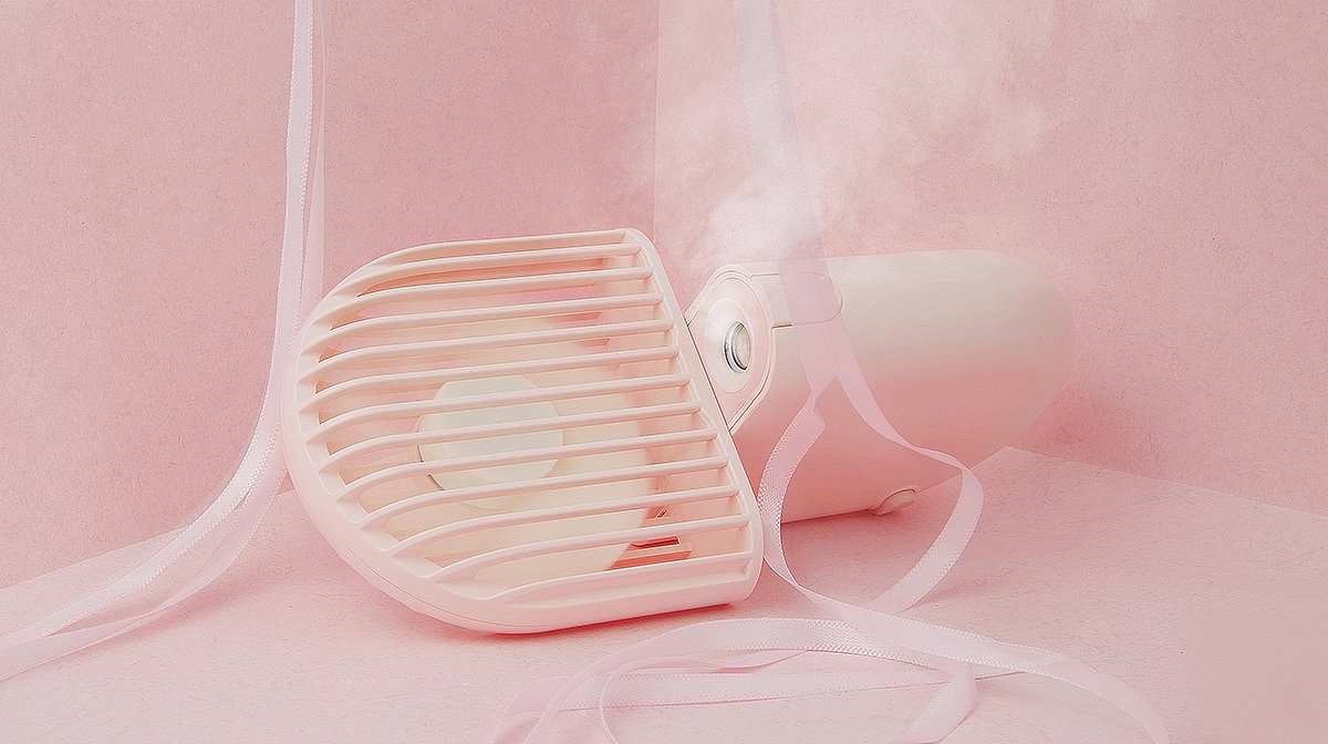 Co-breezer，electric fan，Pink，