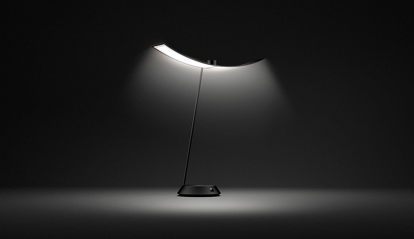 灯具，OLED，Lunae Lumen，Jos van Roosmalen，台灯，照明，