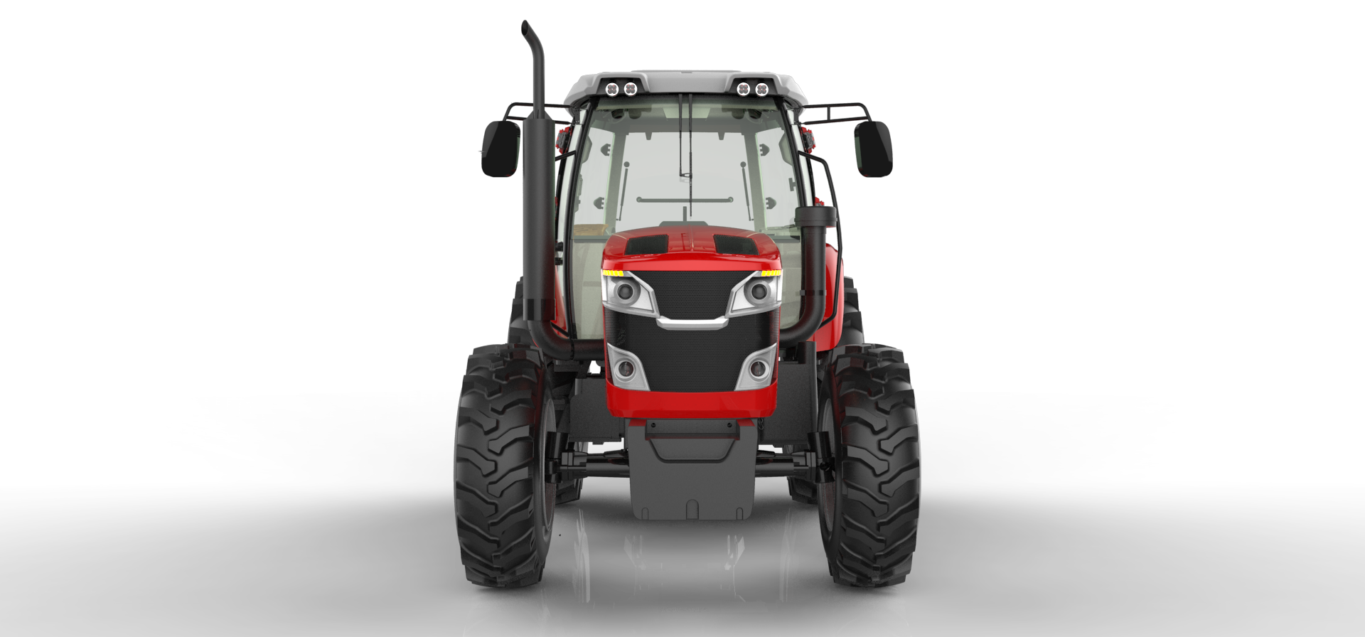 agricultural machinery，CareAD industrial design，Tractor，