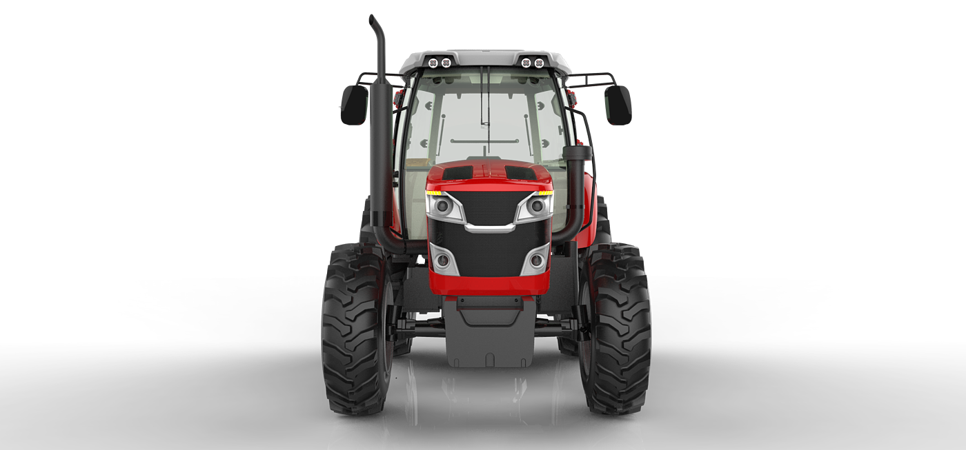agricultural machinery，CareAD industrial design，Tractor，