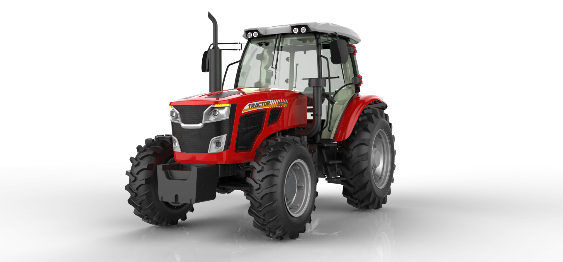 agricultural machinery，CareAD industrial design，Tractor，