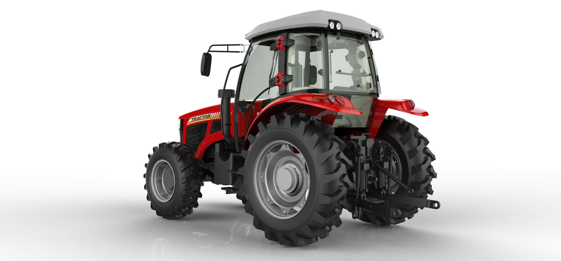 agricultural machinery，CareAD industrial design，Tractor，