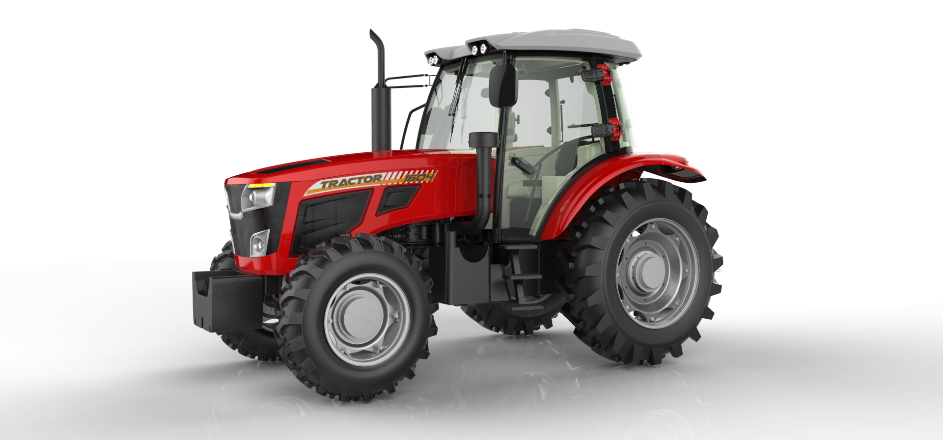 agricultural machinery，CareAD industrial design，Tractor，