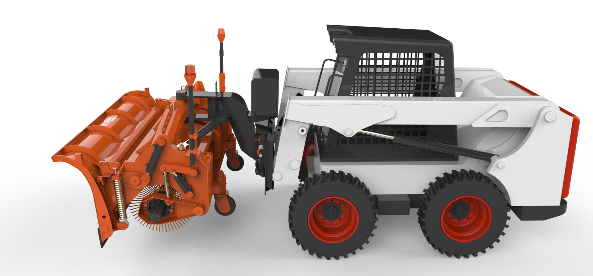 Snow removal machinery，CareAD industrial design，machine design，