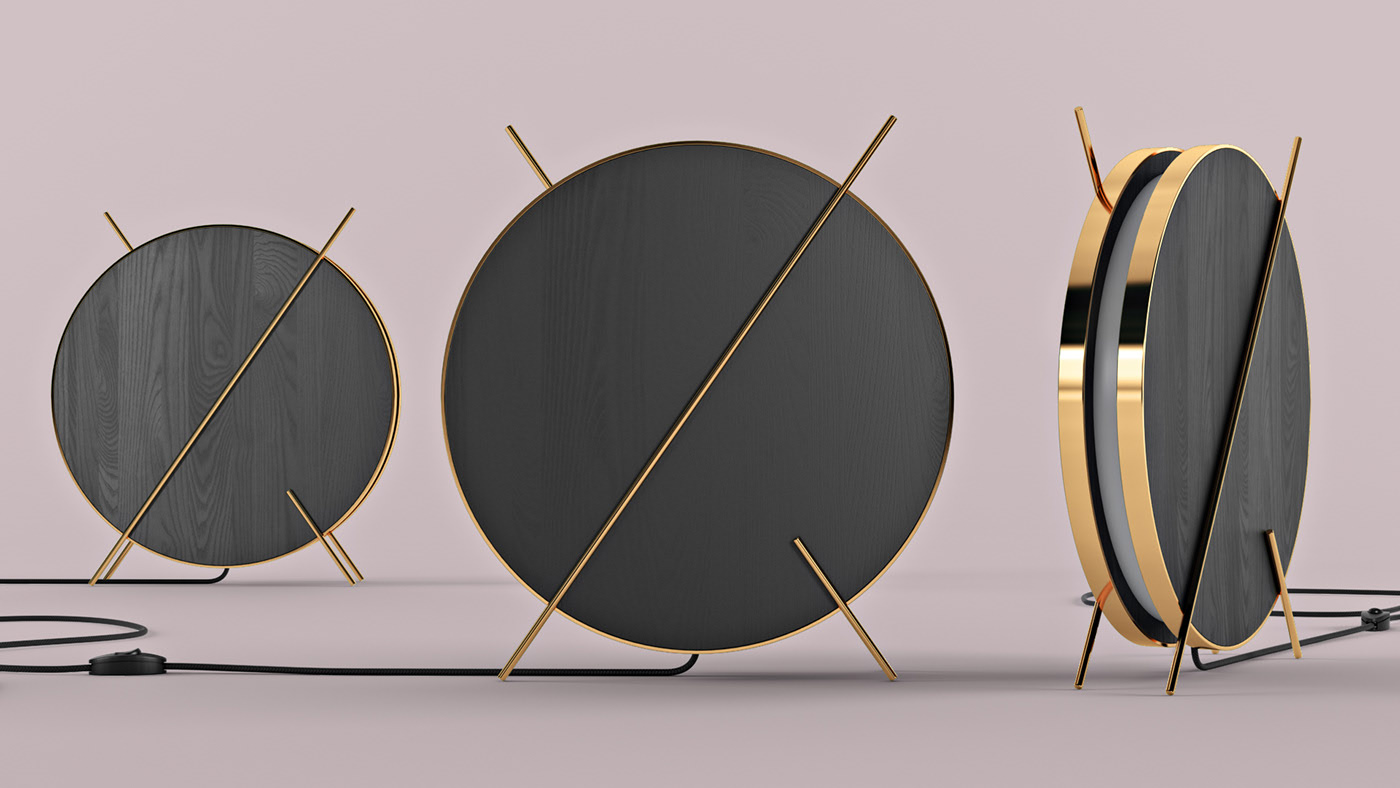 Table lamp design，industrial design，product design，