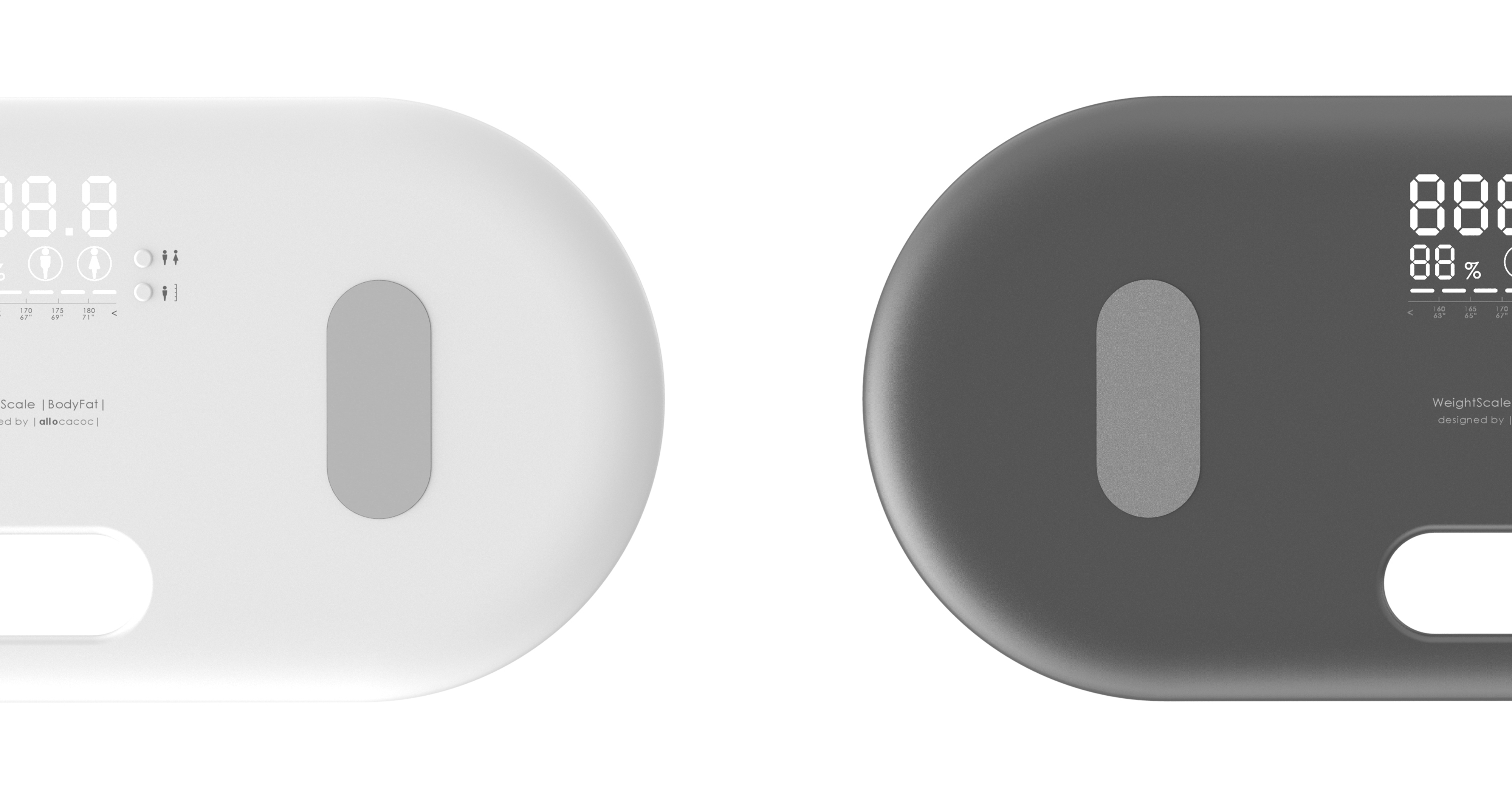 Weighing scale，Body fat scale，portable，Lightweight design，Plastic body，