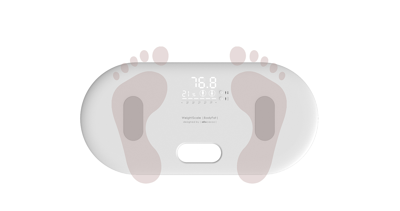 Weighing scale，Body fat scale，portable，Lightweight design，Plastic body，